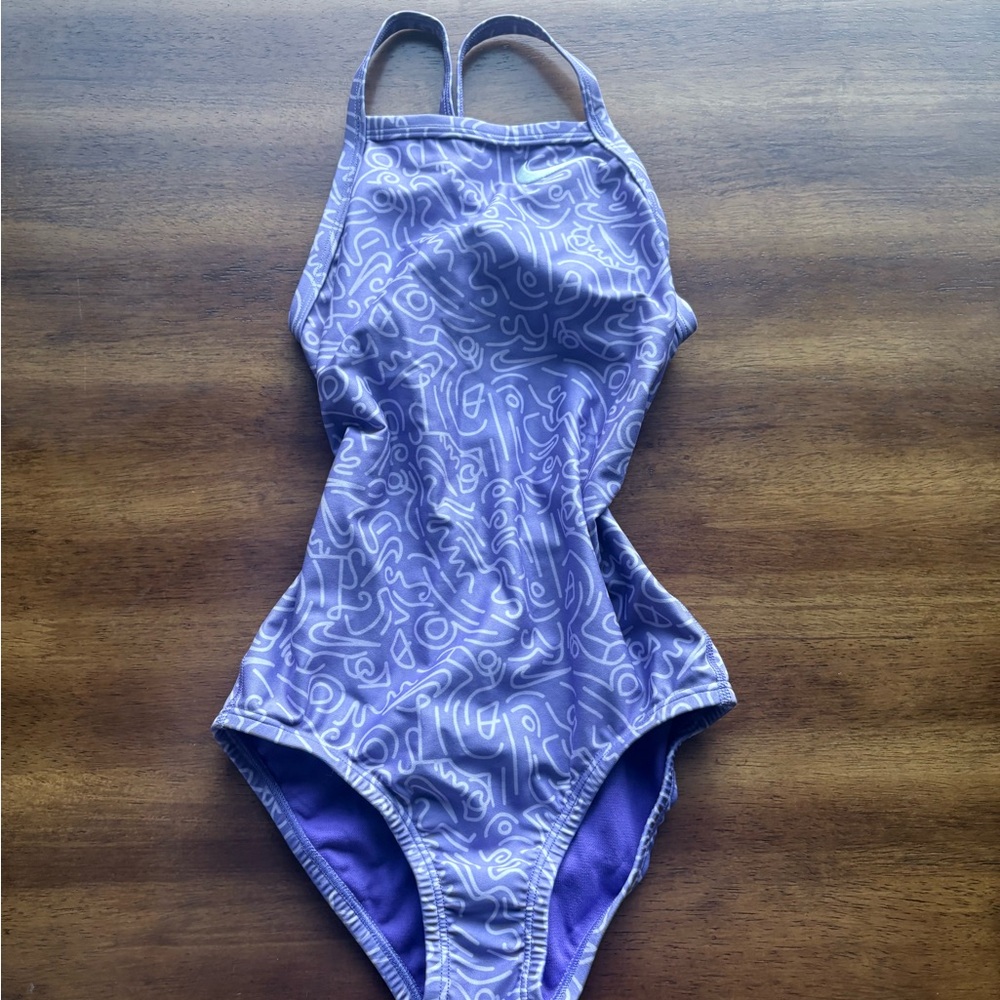 Nike Purple Women's One Piece Swimsuit